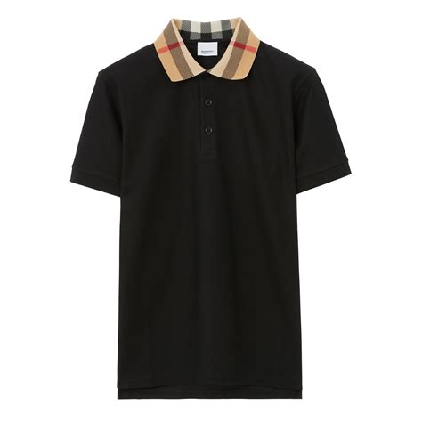 mens black polo burberry